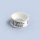 Brenmoor BABYSOFT250N white slim extra care sticker seal printable patient hospital bracelet