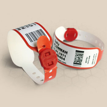 FAST100-LCB low-cost clasp-fastening 30mm adult hospital wristband