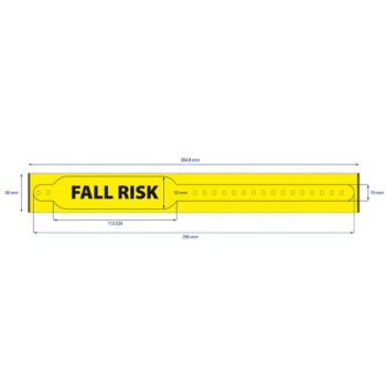 ALERT FALL RISK medical alert 30mm clasp-fastening adult hospital wristband.jpg